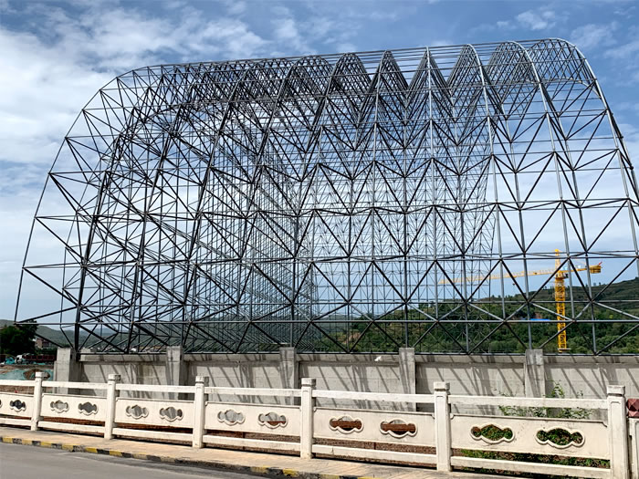 吉首山寨矿储煤棚网架